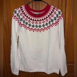 Talbots Fair Isle Swester